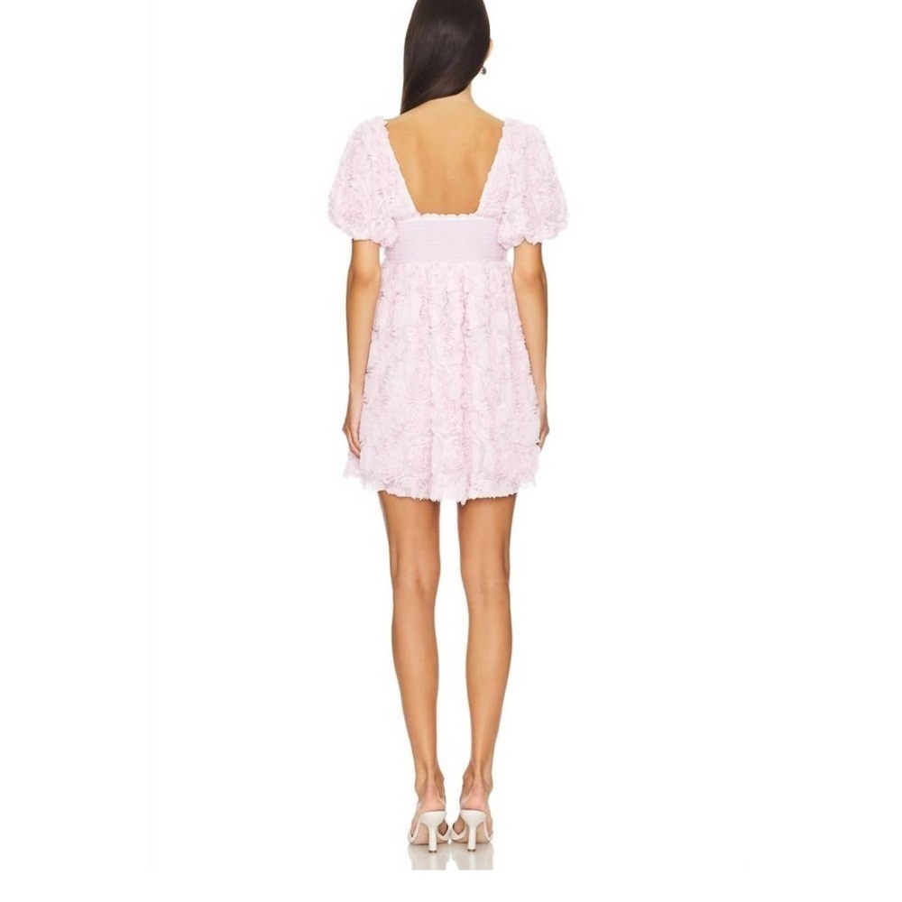 💗 Show Me Your Mumu Smitten Dress – Rosette Textured Mini – Pink – Size M – NWT💗 - Picture 13 of 13